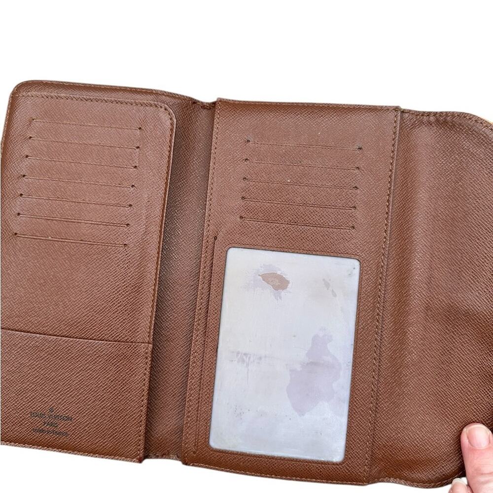 Monogram Pattern Coated Canvas Eugenie Wallet - image 10